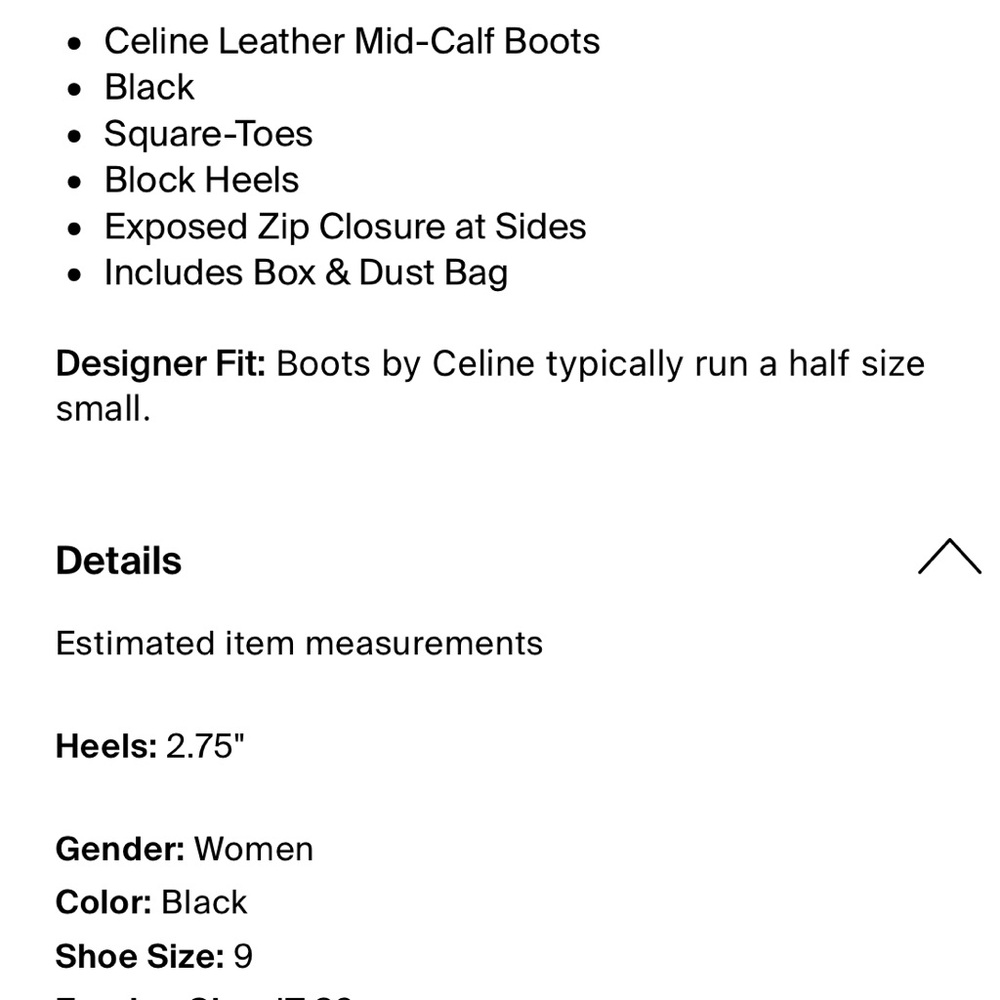 Celine Black and Brown Leather Heeled Boots - Picture 10 of 10